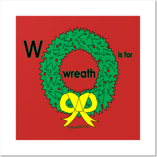 W is for wreath Posters and Art